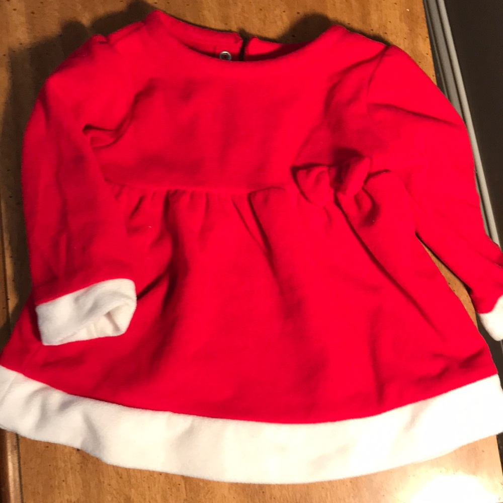 Christmas themed fleece dress